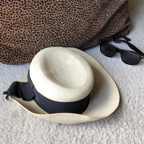 Ladies Vintage Panama Hat - Picture 9 of 10